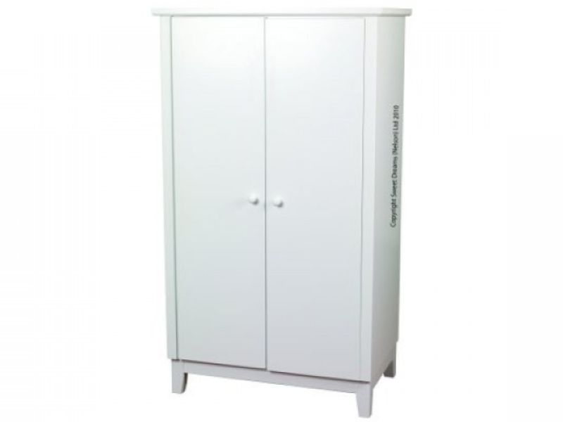 Sweet Dreams Ruby White 2 Door Wardrobe