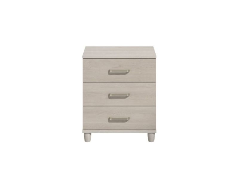KT Deco Elm 3 Drawer Wide Chest