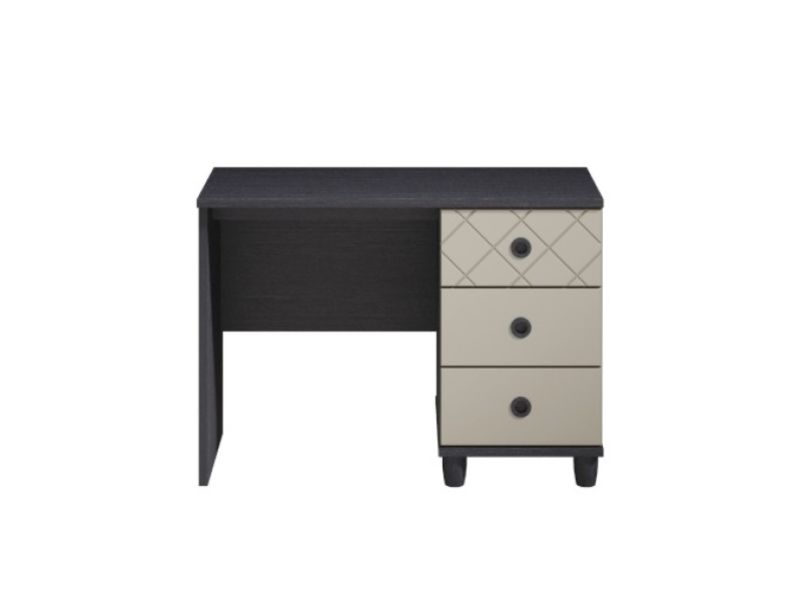 KT Geo Soft Grey And Black Dressing Table