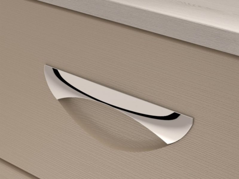 KT Moda Cashmere And Elm 3 Door Gents Wardrobe
