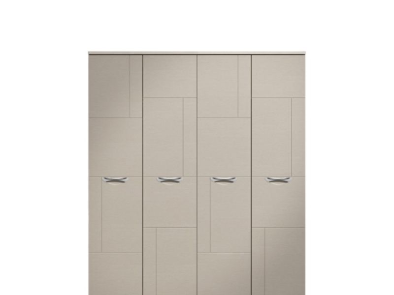 KT Moda Cashmere And Elm 4 Door Wardrobe