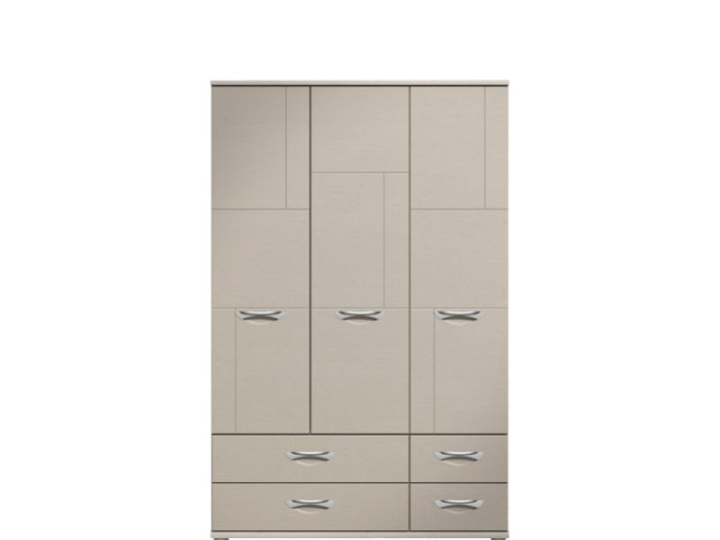KT Moda Cashmere And Elm 3 Door Gents Wardrobe