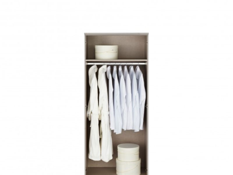 KT Moda Cashmere And Elm 2 Door Wardrobe