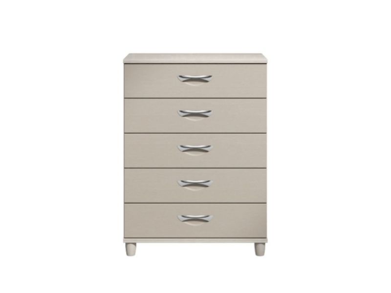 KT Moda Cashmere And Elm 5 Drawer Chest