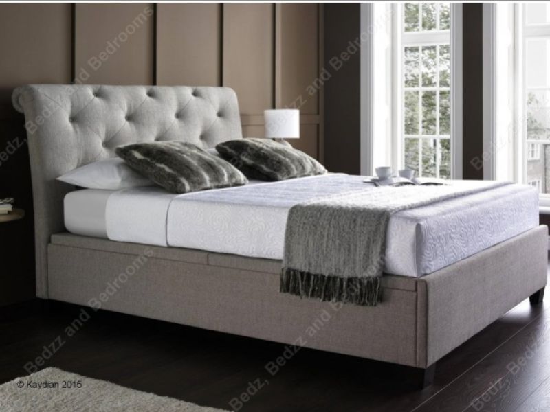 Kaydian Brunswick 6ft Super Kingsize Linen Ottoman Storage Bed