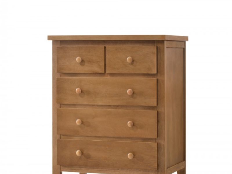 Flintshire Drury Oak Finish Chest Of Drawers