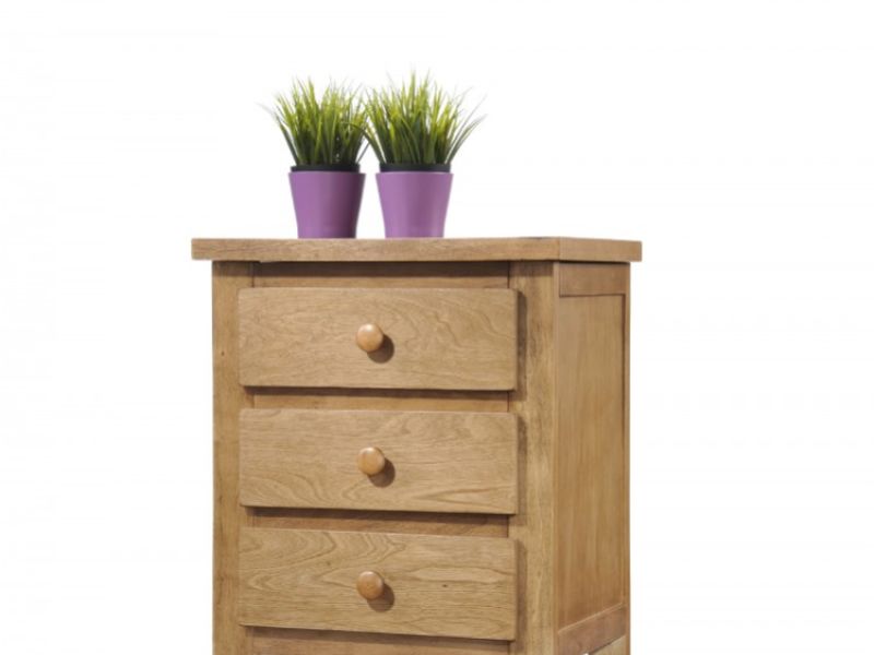 Flintshire Drury Oak Finish Bedside