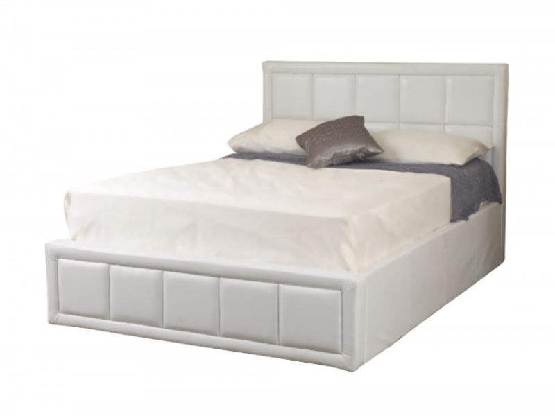 Sweet Dreams Tern White 4ft Small Double Ottoman Bed Frame