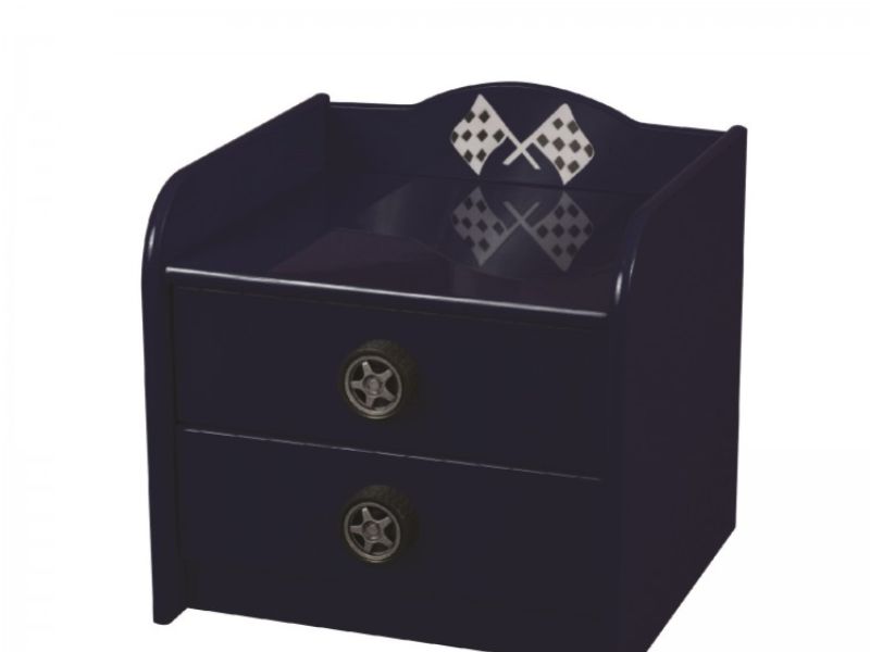 Sweet Dreams Formula Blue 2 Drawer Bedside