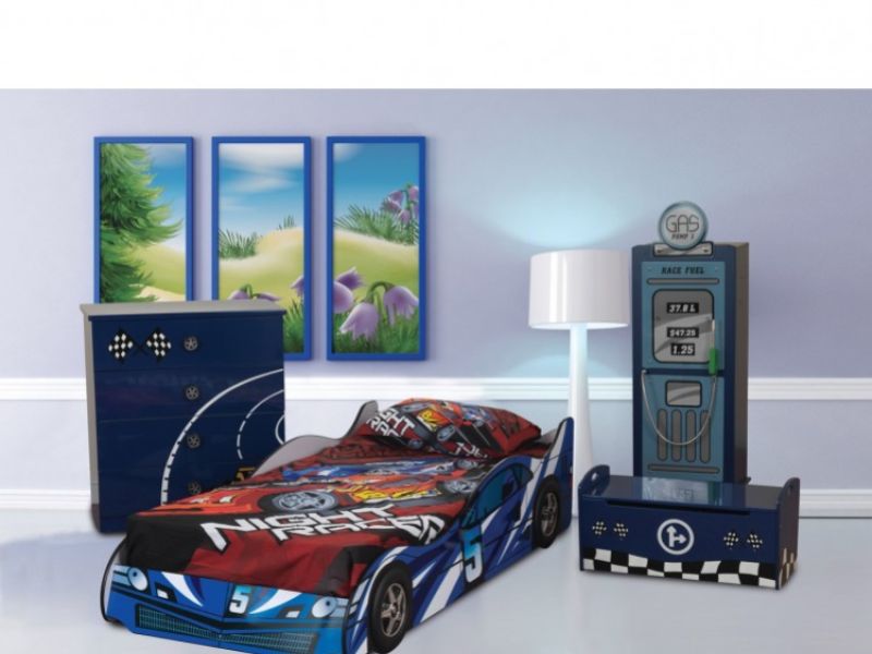 Sweet Dreams Formula Blue 2 Drawer Bedside