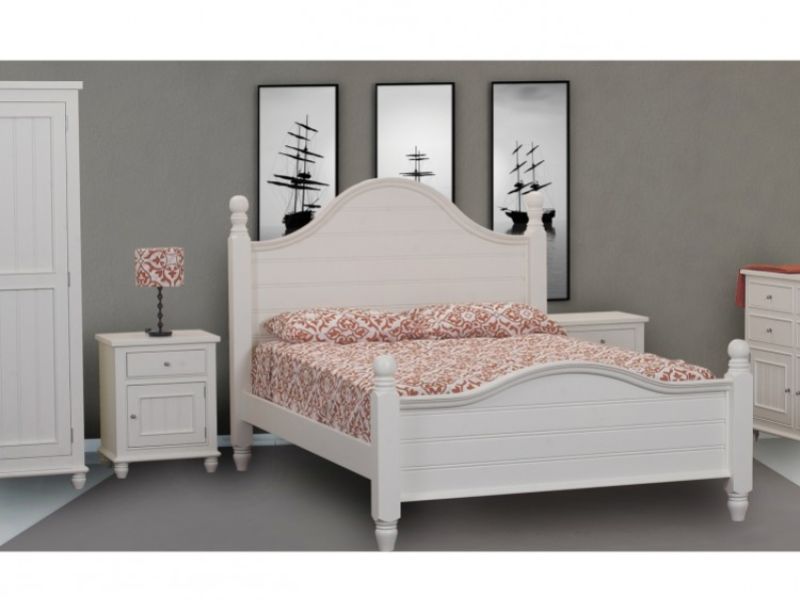 Sweet Dreams Rook 5ft Kingsize Bed Frame in Winter White