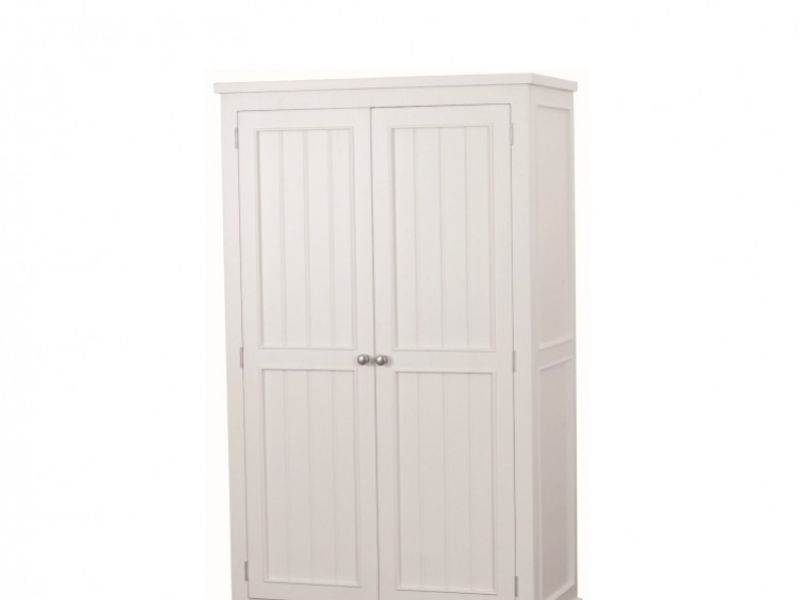Sweet Dreams Rook 2 Door Wardrobe in Winter White