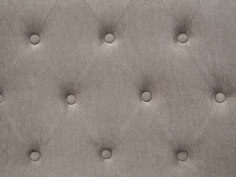 Emporia Mayfair 5ft Kingsize Stone Fabric Bed