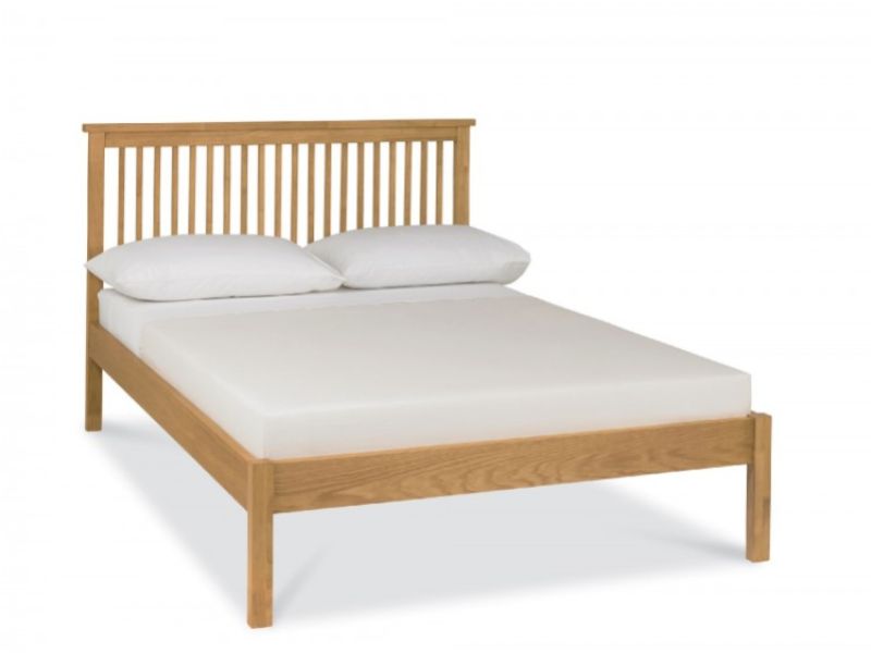 Bentley Designs Atlanta Oak 4ft6 Double Low Foot End Bed Frame