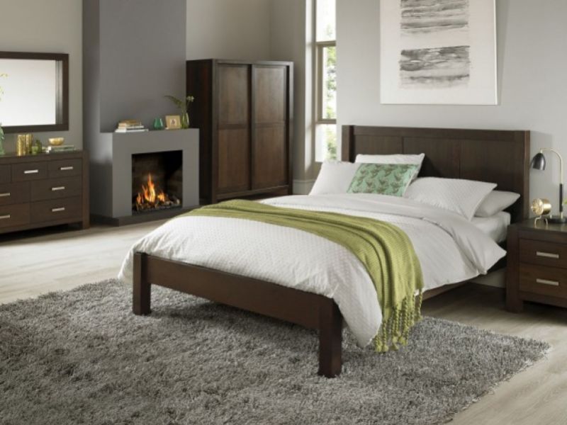Bentley Designs Lyon Walnut 5ft Kingsize Bed Frame