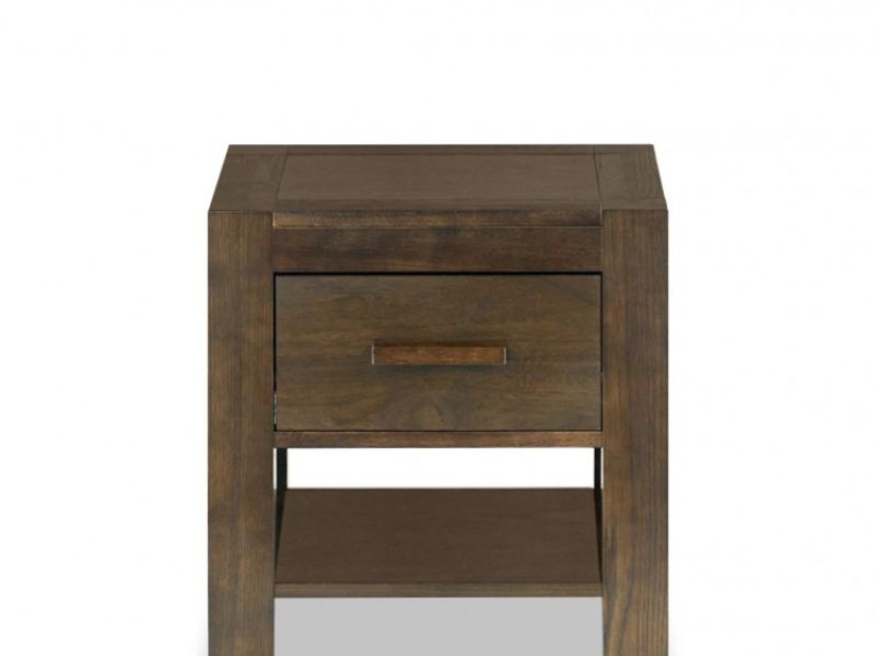 Bentley Designs Lyon Walnut 1 Drawer Nightstand
