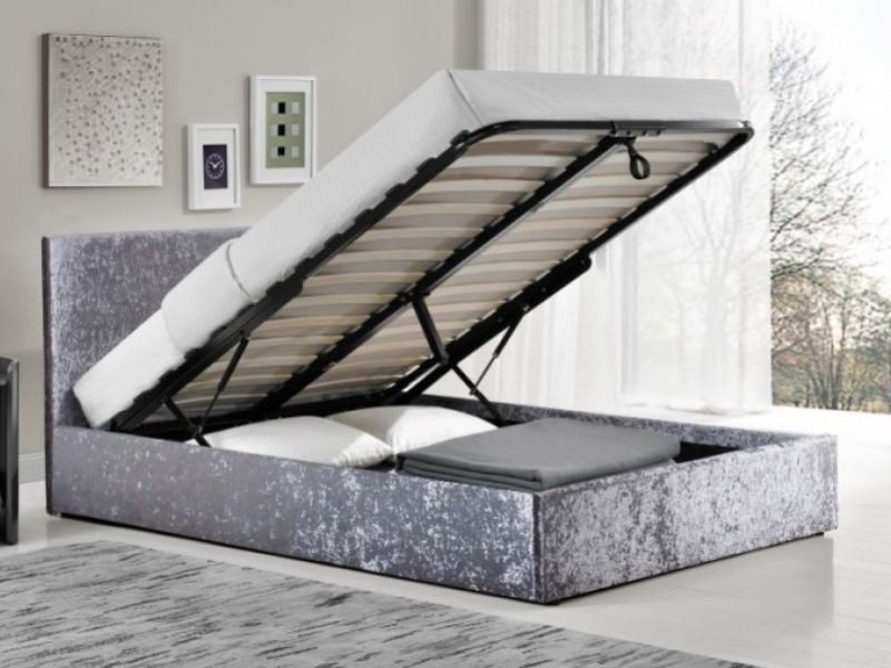 Birlea Berlin 4ft6 Double Steel Fabric Ottoman Bed