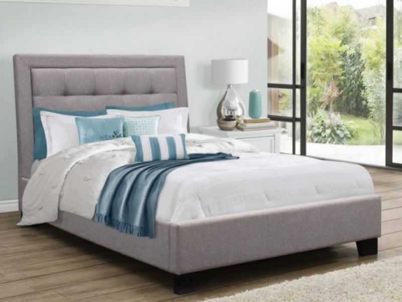 Birlea Hamilton 4ft6 Double Grey Fabric Bed Frame