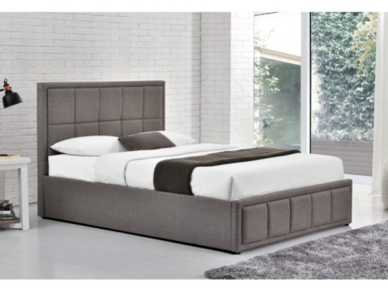 Birlea Hannover 5ft Kingsize Grey Fabric Ottoman Bed