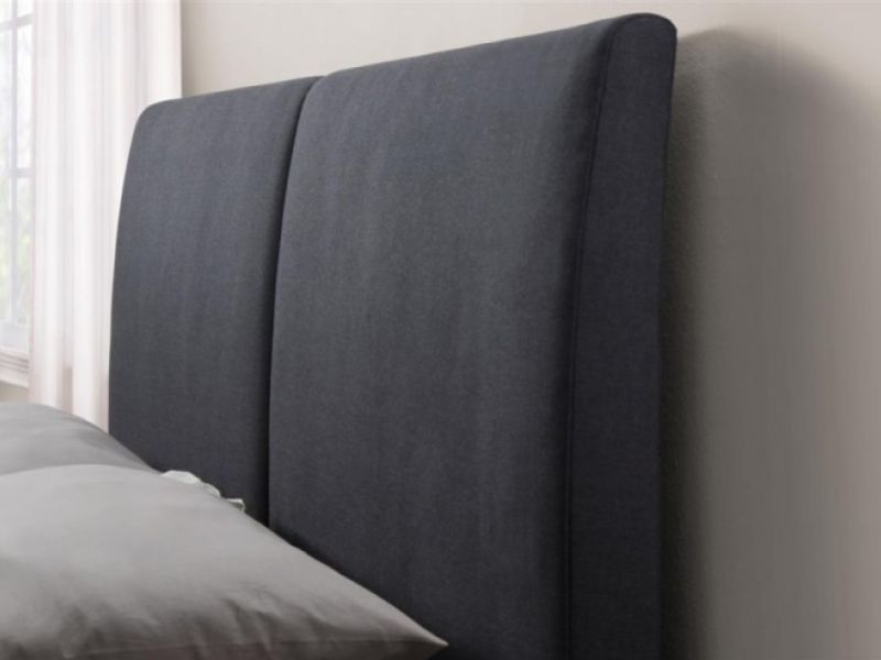 Birlea Helsinki 5ft Kingsize Grey Fabric Bed Frame