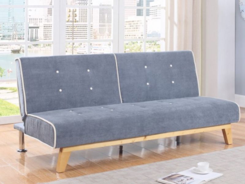 Birlea Jackson Grey Fabric Sofa Bed