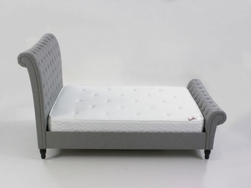 Limelight Larrisa 6ft Super Kingsize Grey Marl Fabric Bed Frame