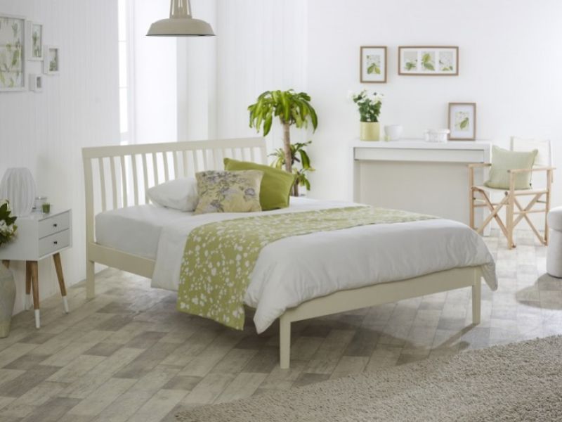 Limelight Ananke 3ft Single Butter Milk Wooden Bed Frame