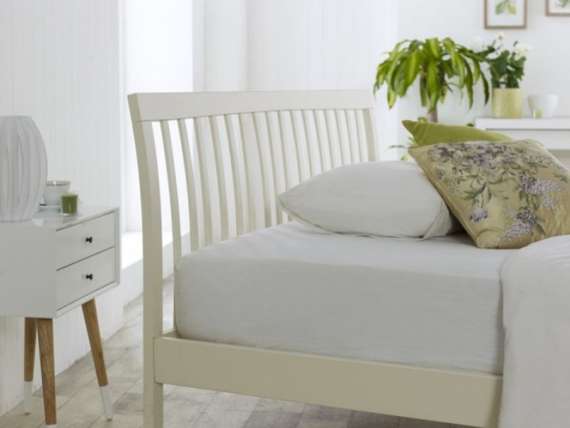 Limelight Ananke 3ft Single Butter Milk Wooden Bed Frame