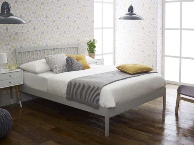 Limelight Ananke 4ft Small Double Grey Wooden Bed Frame