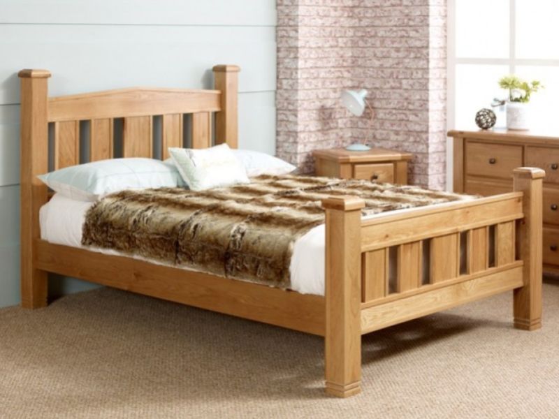 Birlea Woodstock 6ft Super Kingsize Oak Wooden Bed Frame