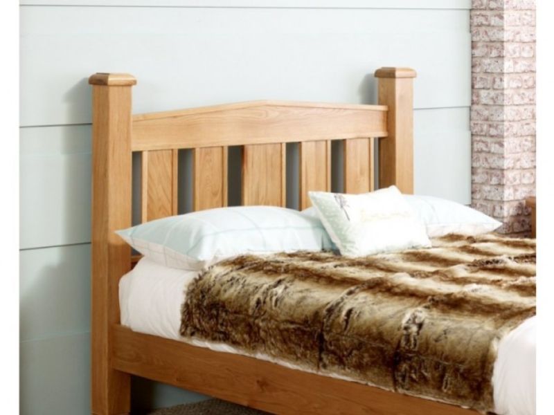 Birlea Woodstock 4ft6 Double Oak Wooden Bed Frame