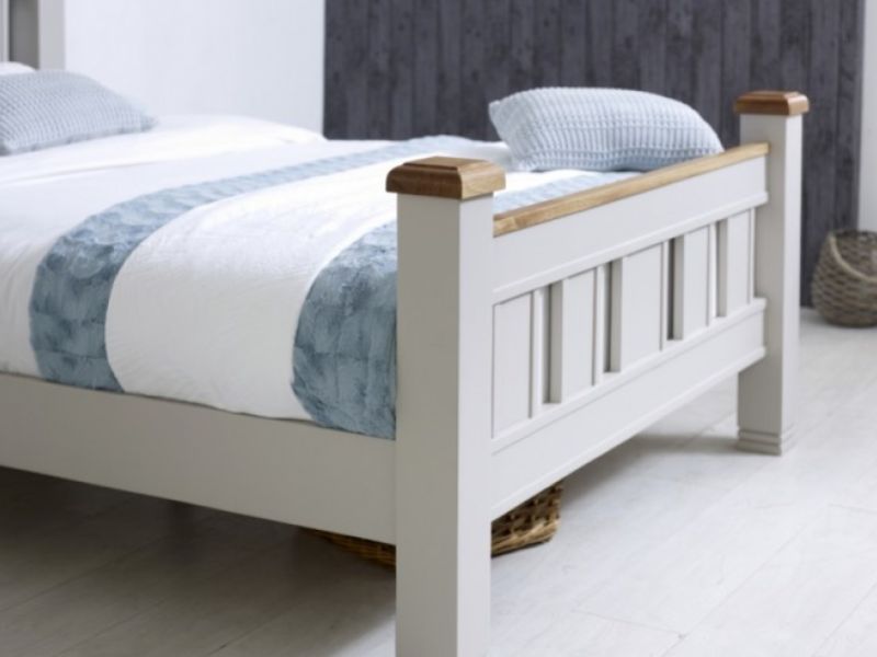 Birlea Woodstock 4ft6 Double Grey Wooden Bed Frame