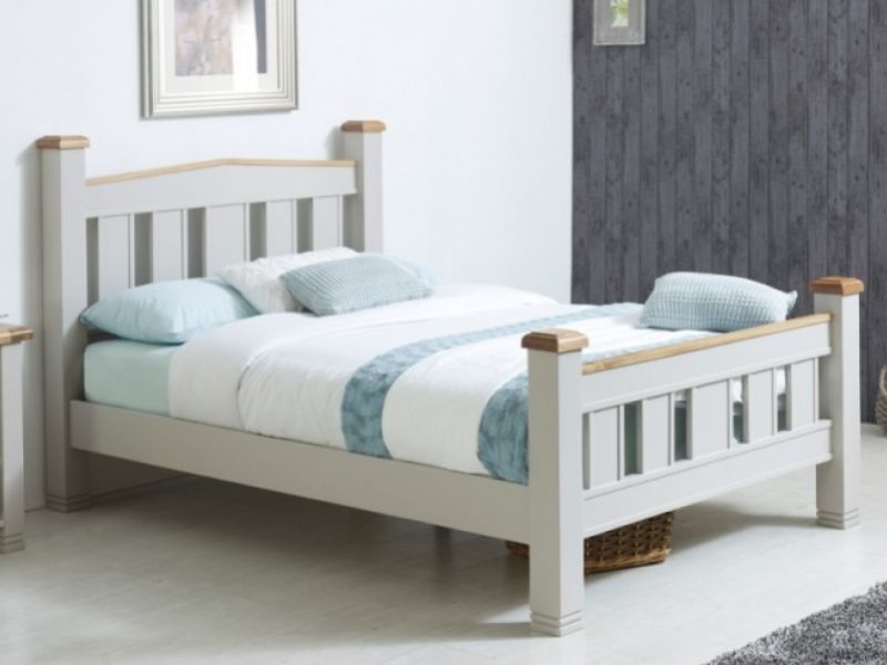 Birlea Woodstock 5ft Kingsize Grey Wooden Bed Frame