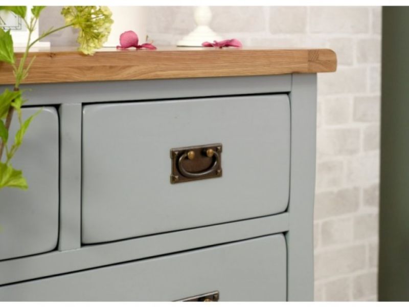 Birlea New Hampshire Grey 5 Drawer Chest