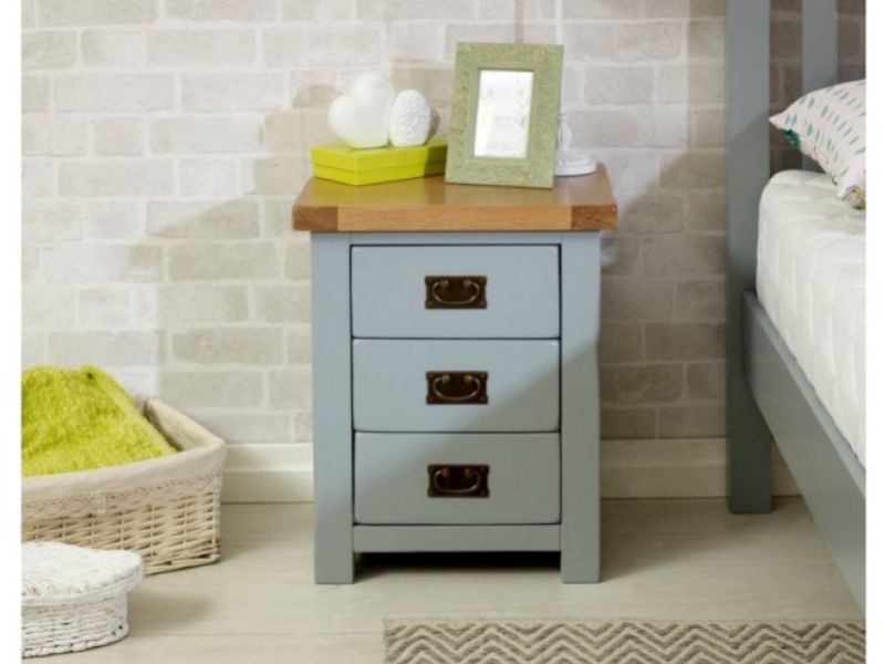 Birlea New Hampshire Grey Bedside