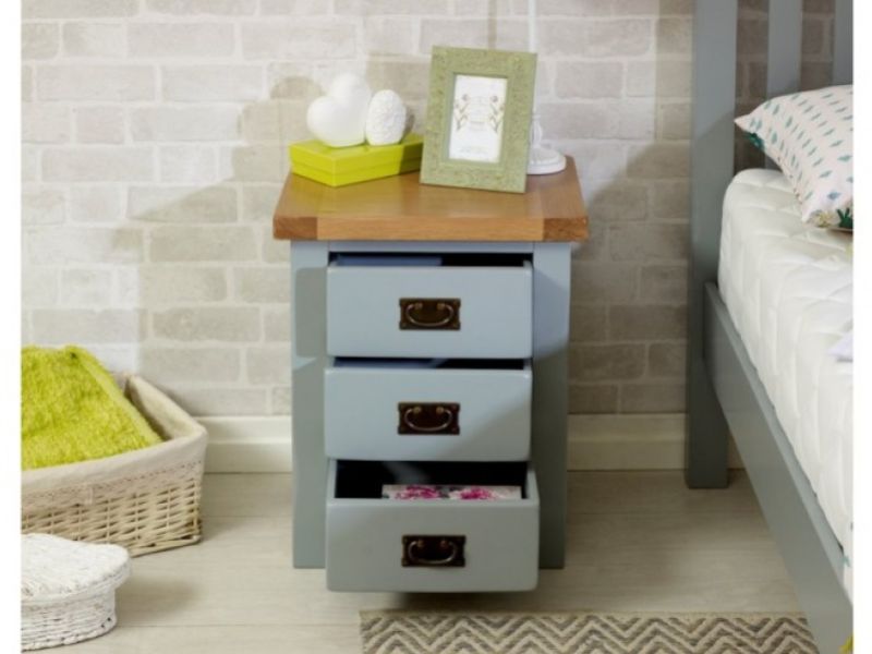 Birlea New Hampshire Grey Bedside