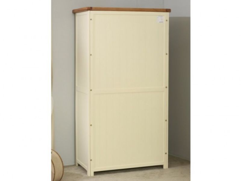 Birlea New Hampshire Cream And Oak 2 Door Wardrobe