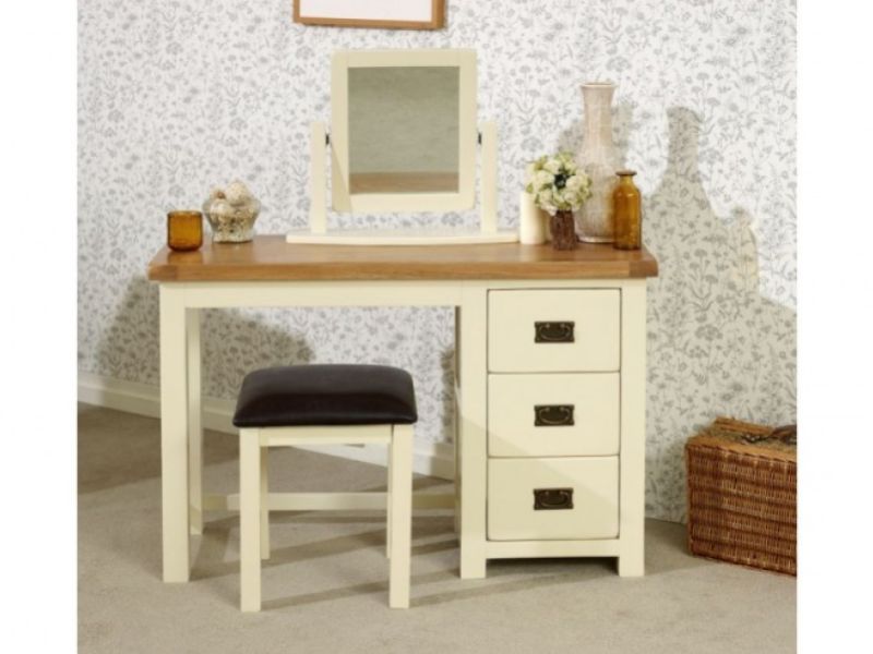 Birlea New Hampshire Cream And Oak Dressing Table