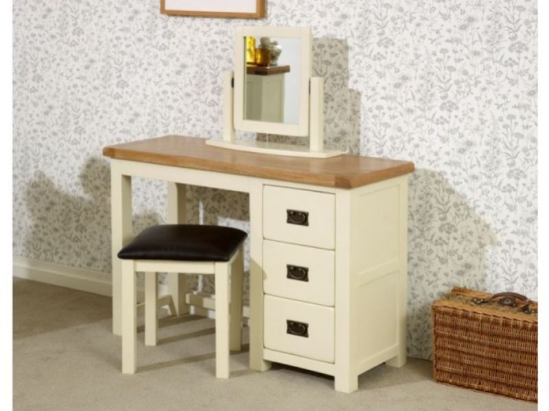 Birlea New Hampshire Cream And Oak Dressing Table