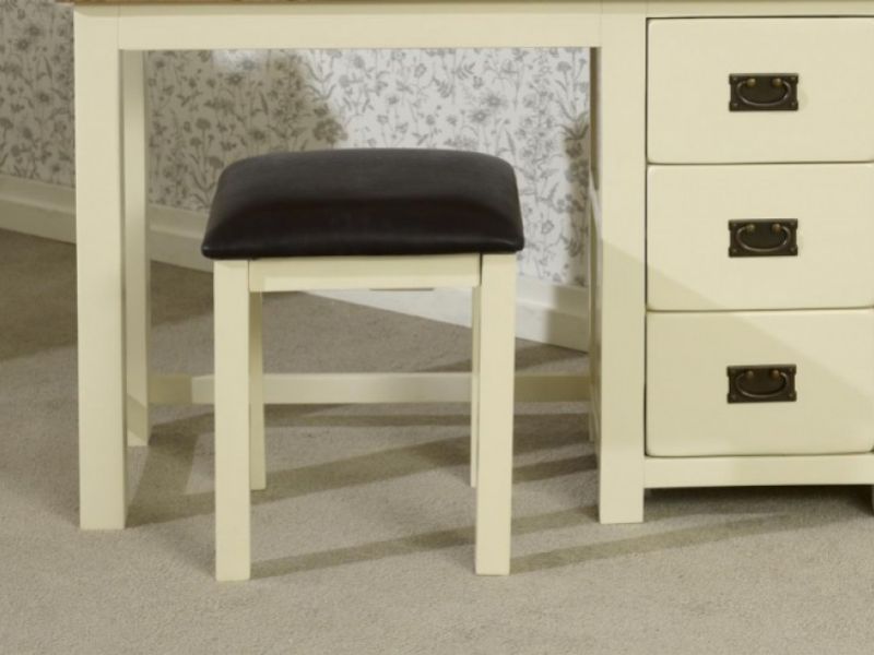 Birlea New Hampshire Cream Dressing Table Stool