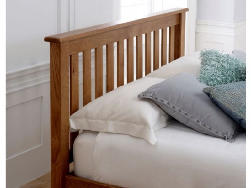 Birlea Malvern 5ft Kingsize Oak Wooden Bed Frame With Low Footend