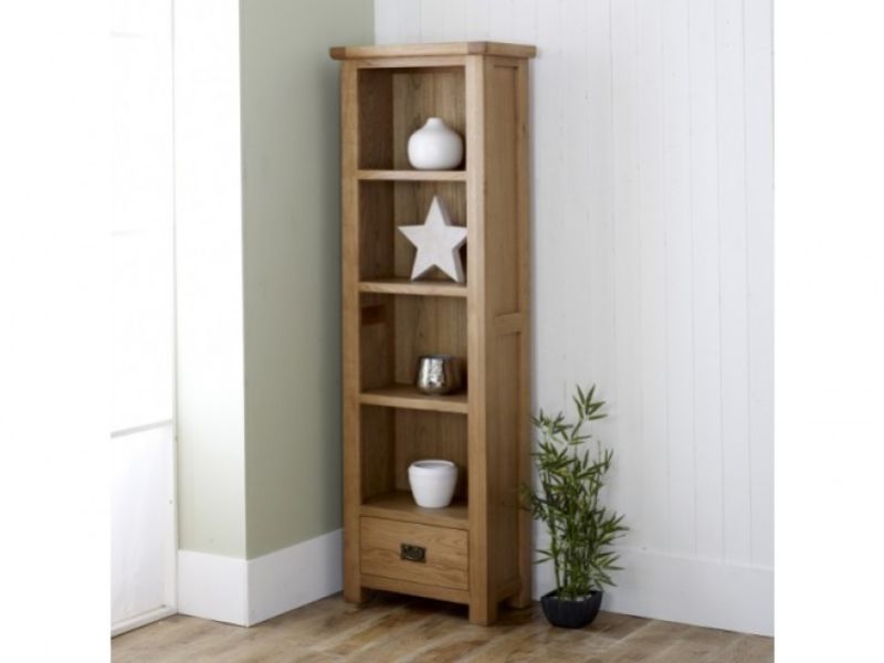 Birlea Malvern Oak 1 Drawer Bookcase