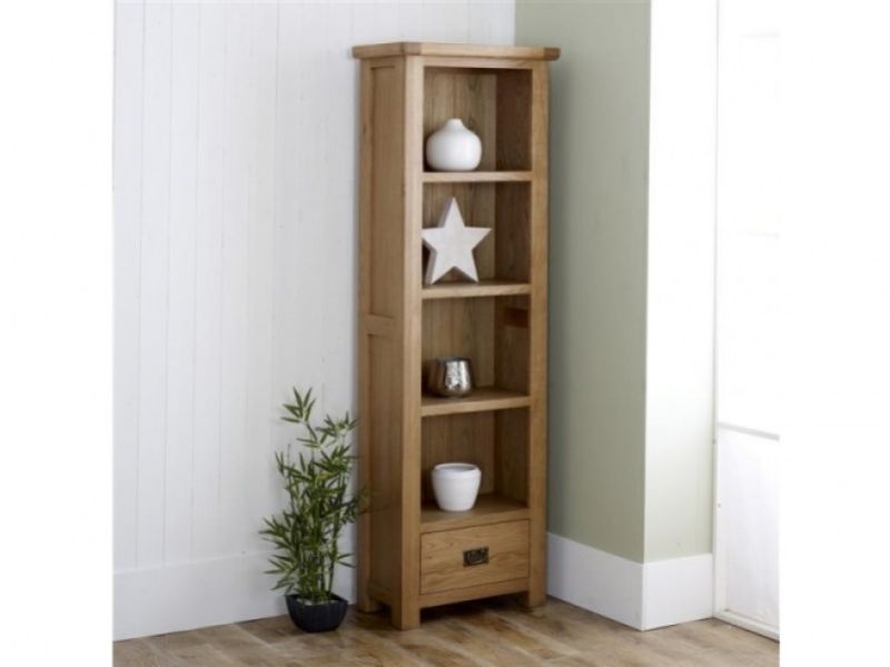 Birlea Malvern Oak 1 Drawer Bookcase