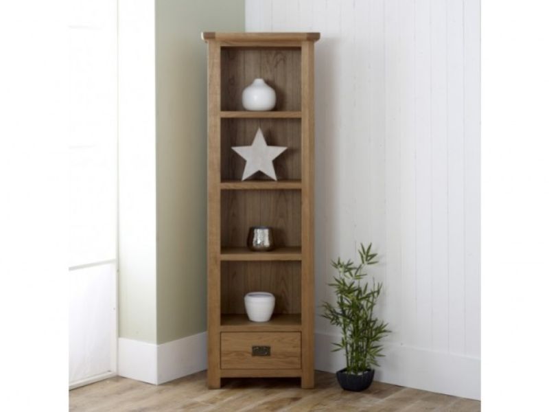 Birlea Malvern Oak 1 Drawer Bookcase