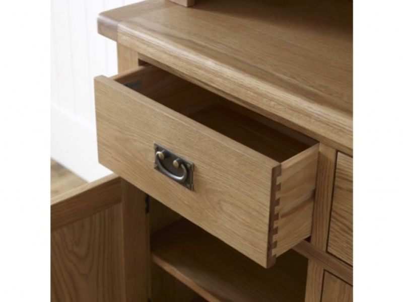 Birlea Malvern Oak 3 Drawer 3 Door Sideboard