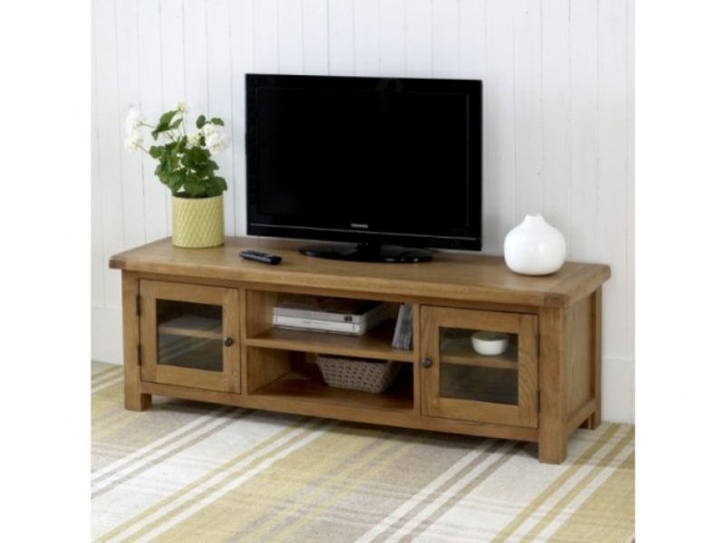 Birlea Malvern Oak Wide Screen TV Unit