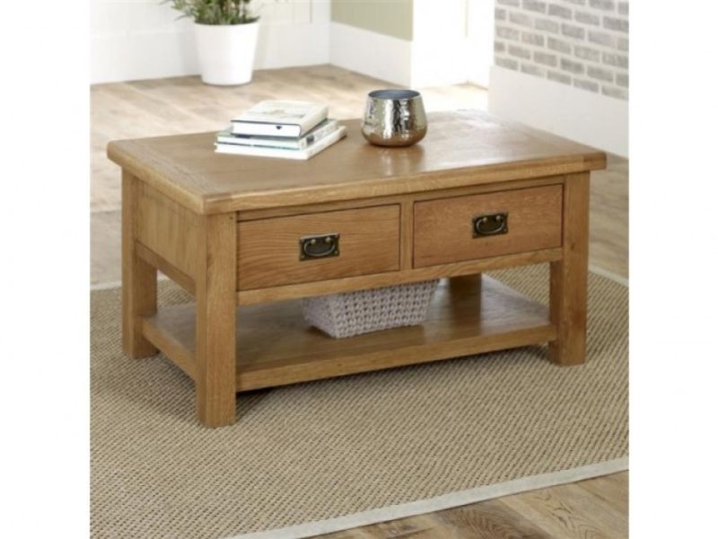 Birlea Malvern Oak 2 Drawer Coffee Table