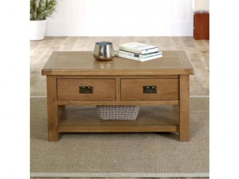 Birlea Malvern Oak 2 Drawer Coffee Table