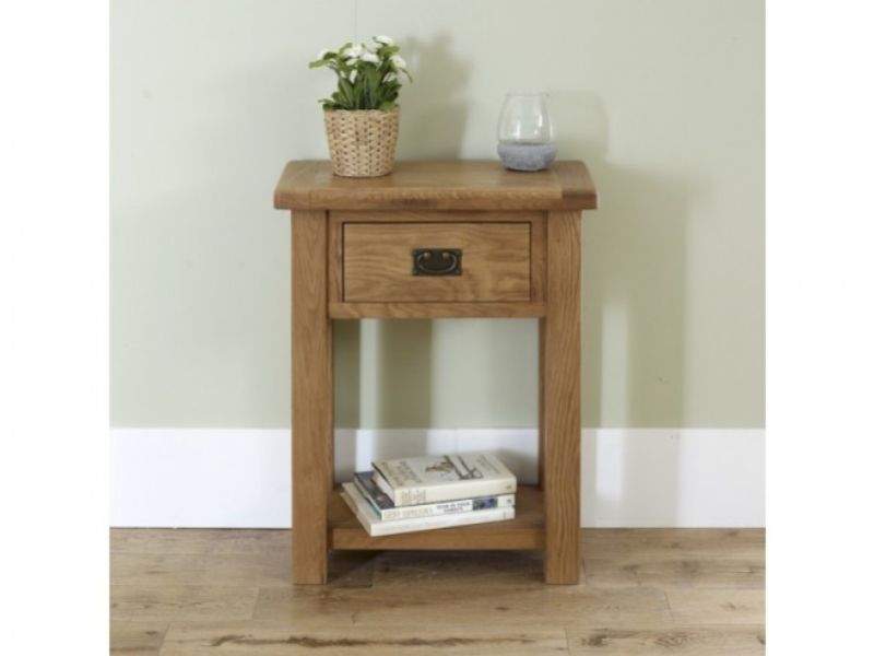 Birlea Malvern Oak 1 Drawer Console Table