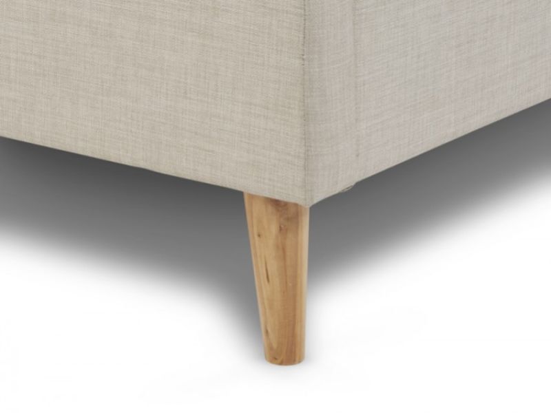 Serene Matilda 4ft6 Double Linen Fabric Bed Frame